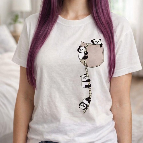 Kaori Moda - Camiseta verano Panditas Blanco